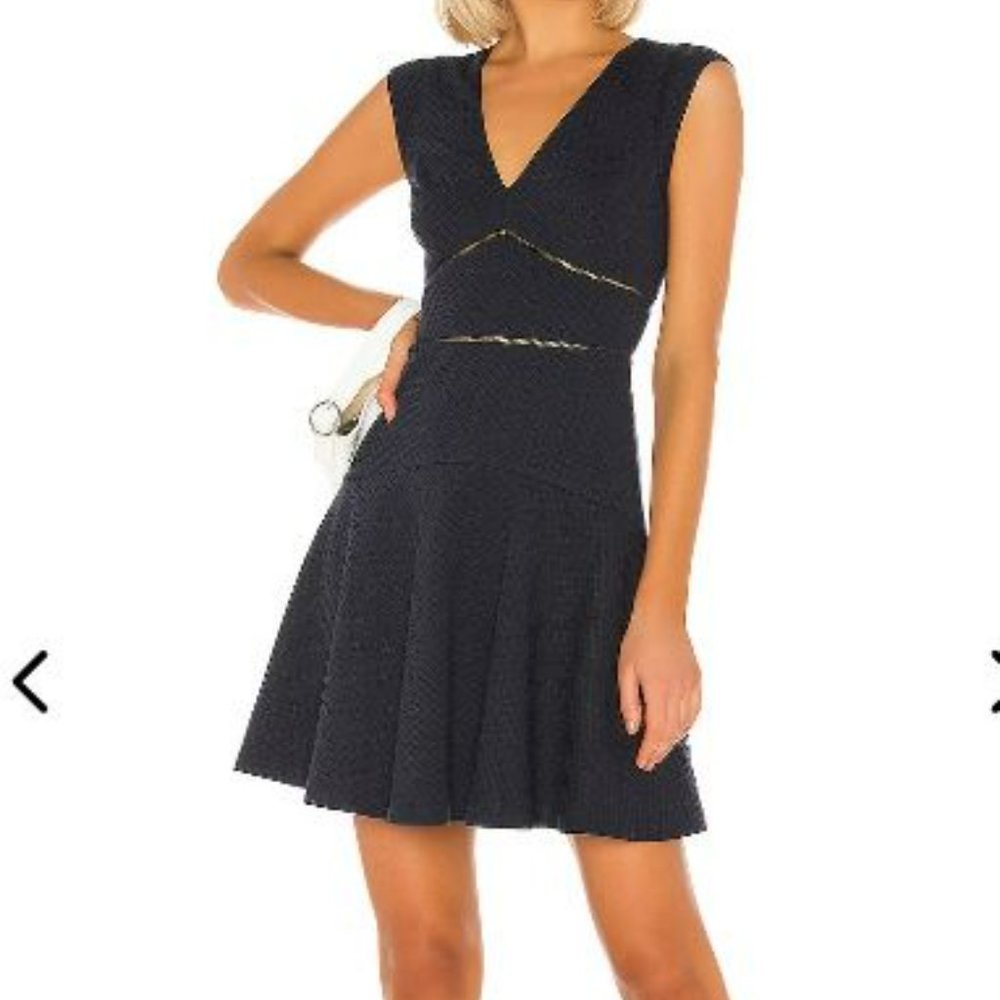 EUC Rebecca Taylor navy Taylor dress (Size: 6)